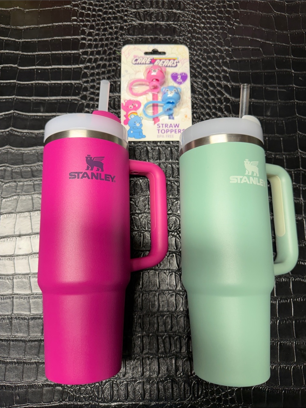 Stanley Travel Tumblers - Hot Pink & Mint Green 30 Oz.